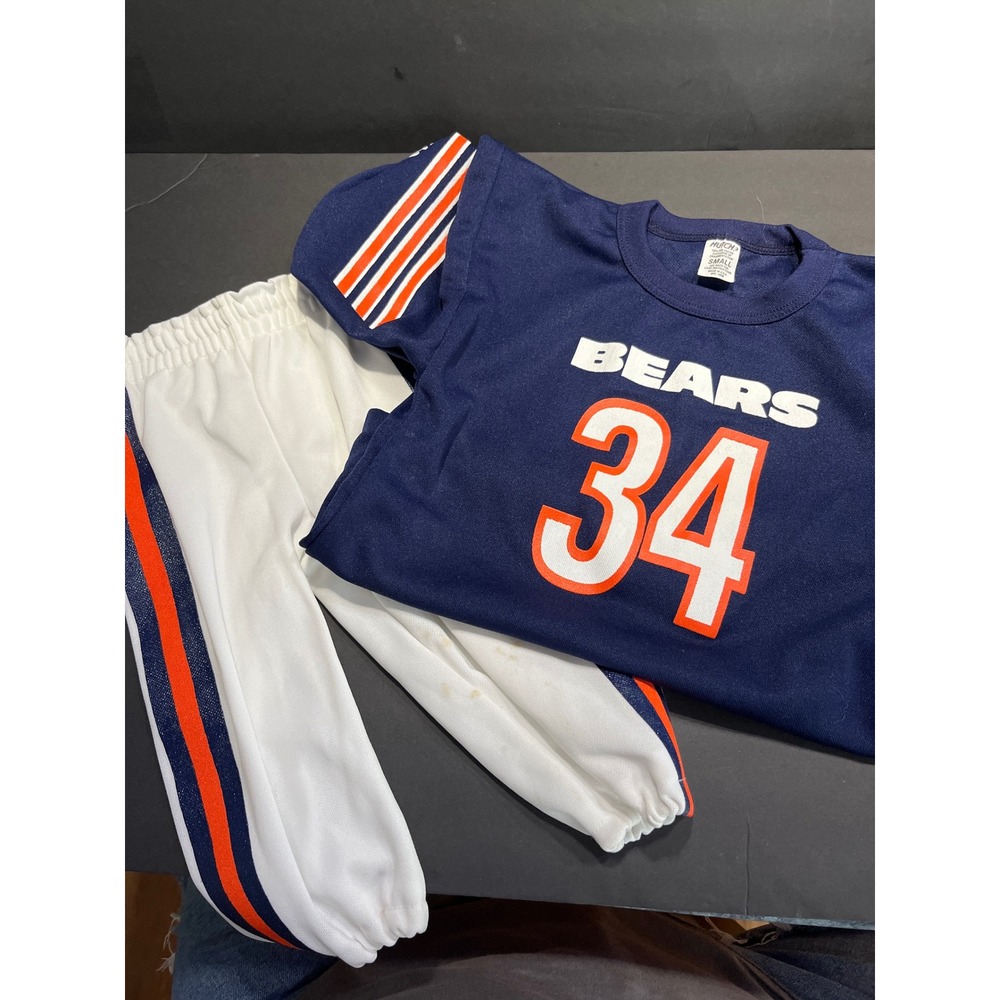 Vintage Hutch Chicago Bears Walter Payton 34 Youth Jersey and Pants Set Small
